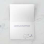 Inspirerende Kolibrie en Vlinder Kaart (Binnen)