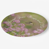 Inspirerende Kolibrie Vleugels Papieren Bordje (Gekanteld)