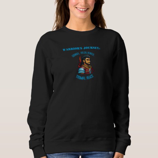 Inspirerende krijgers sweatshirt (Voorkant)
