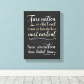 Inspirerende kunst en inrichting voor elke kamer canvas afdruk (Insitu (Houten vloer))