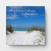 Inspirerende kustscène fotoplaat (Voorkant)