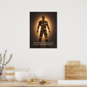 Inspirerende Leescitaat Muurkunst Poster (Keuken)