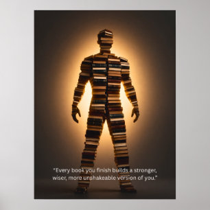 Inspirerende Leescitaat Muurkunst Poster