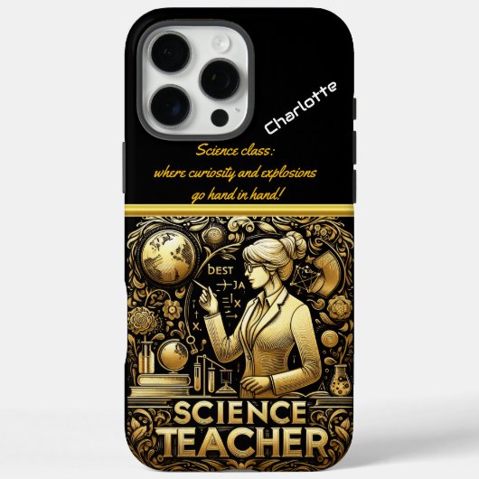 Inspirerende leraar die kennis onderzoekt Case-Mate iPhone case (Achterkant)