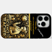 Inspirerende leraar die kennis onderzoekt Case-Mate iPhone case (Achterkant (horizontaal))