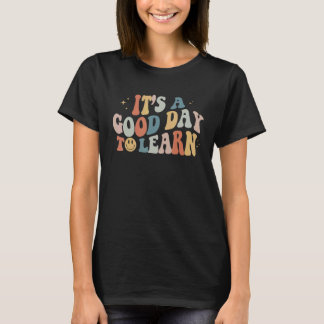 Inspirerende Leraar Het Is Een Goede Dag Om Thee T T-shirt