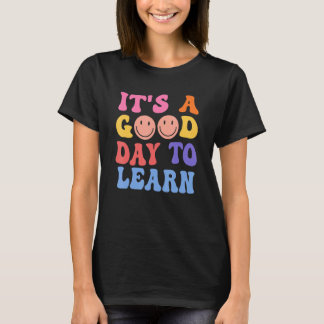 Inspirerende leraar Het is een goede dag om theele T-shirt