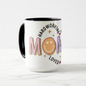 Inspirerende/leuke woorden voor moeders mok (Voorkant links)