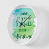 Inspirerende levensquote – creëer je eigen zonnesc (Hoek)