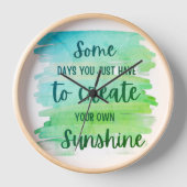 Inspirerende levensquote – creëer je eigen zonnesc (Voorkant)