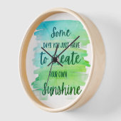 Inspirerende levensquote – creëer je eigen zonnesc (Hoek)