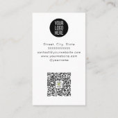 Inspirerende Life Yoga Coach Wellness Visitekaartje (Achterkant)