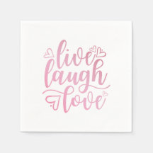 Inspirerende live liefde lachen quote | Servet