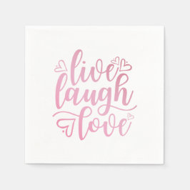 Inspirerende live liefde lachen quote | Servet