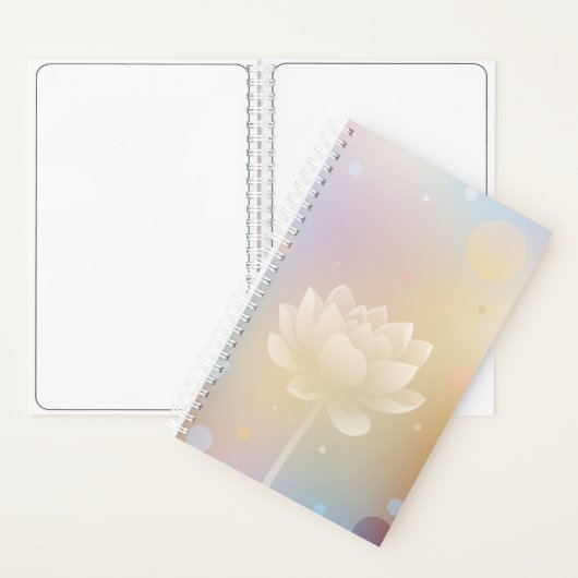 Inspirerende Lotus Bloom Hardcover Klein Notitiebo Notitieboek (Binnen)