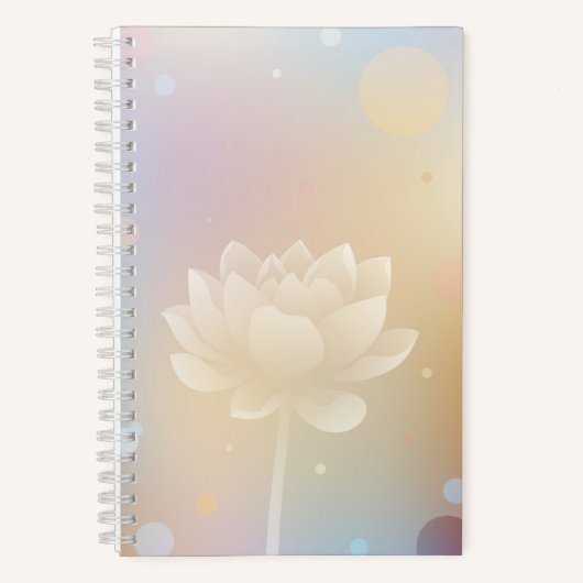 Inspirerende Lotus Bloom Hardcover Klein Notitiebo Notitieboek (Voorkant)