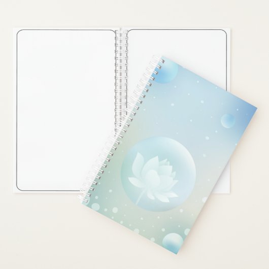 Inspirerende Lotus Bloom Hardcover Klein Notitiebo Notitieboek (Binnen)