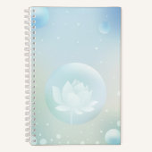 Inspirerende Lotus Bloom Hardcover Klein Notitiebo Notitieboek (Voorkant)
