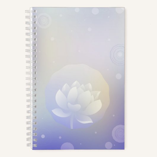 Inspirerende Lotus Bloom Hardcover Klein Notitiebo Notitieboek (Voorkant)