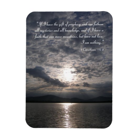 Inspirerende magneet - 1 Korintiërs 13; 2 (Verticaal)