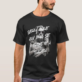 Inspirerende mannelijke leraar graffiti png t-shirt