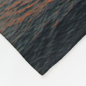 INSPIRERENDE MATTHEÜS 19:26 ZONSOPGANG DESIGN FLEECE DEKEN (Hoek)