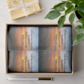 INSPIRERENDE MATTHEÜS 19:26 ZONSOPGANG DESIGN TISSUEPAPIER (Geschenk)