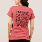 Inspirerende Mawmaw Tri-Blend Shirt (Achterkant)