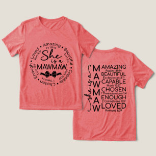 Inspirerende Mawmaw Tri-Blend Shirt