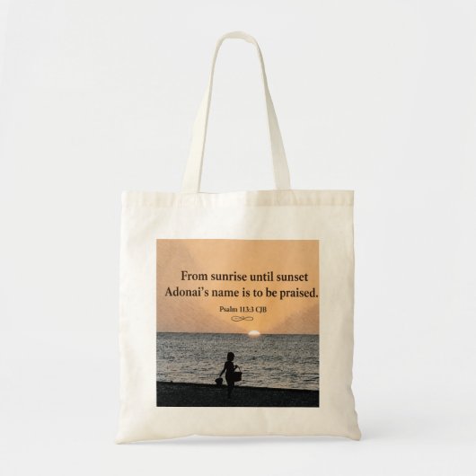 🛍️Inspirerende Messiaanse christelijke psalm 133- Tote Bag (Voorkant)