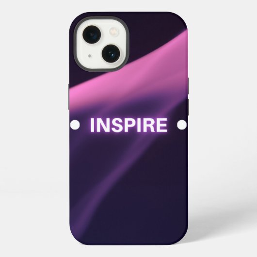 inspirerende mobiele telefoonhoes. iPhone hoesje (Achterkant)