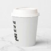 Inspirerende Moderne Zwart & Grijs Document kop Papieren Bekers (Links)