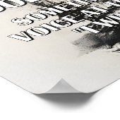 Inspirerende Moed Citaten Poster (Hoek)