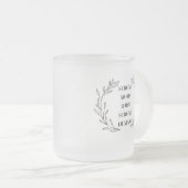 Inspirerende Moeder Citaat Vorstglas Mok (Voorkant rechts)