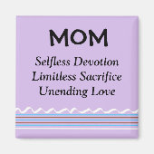 Inspirerende Moeder Magneet (Voorkant)