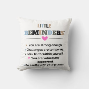 Inspirerende Motiverende Cadeaus Kleine Herinnerin Kussen