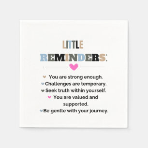 Inspirerende Motiverende Cadeaus Kleine Herinnerin Servet