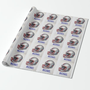 Inspirerende Motiverende Voetbalhelm Naam Cadeaupapier