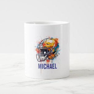 Inspirerende Motiverende Voetbalhelm Naam Grote Koffiekop