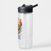Inspirerende Motiverende Voetbalhelm Naam Waterfles (Links)