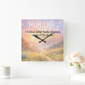 Inspirerende Motiverende Wandklok (Huis)