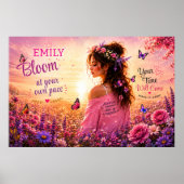 Inspirerende Muur Kunst Poster – Bewerkbaar (Voorkant)