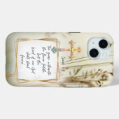 Inspirerende Natuur Gelofte Gras Pastel Kruis Case-Mate iPhone Case (Achterkant (horizontaal))