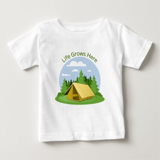 Inspirerende natuur grafische T-shirt (Voorkant)