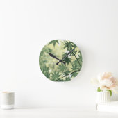 Inspirerende natuurcitaat ronde klok (Huis)