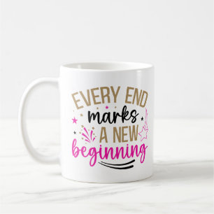 Inspirerende Nieuwe Beginnen Koffiemok