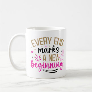 Inspirerende Nieuwe Beginnen Koffiemok