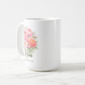 Inspirerende november geboortebloem moeder wrap koffiemok (Voorkant links)