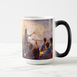 Inspirerende Onderwijzer Klaslokaal Kunstprint Magische Mok