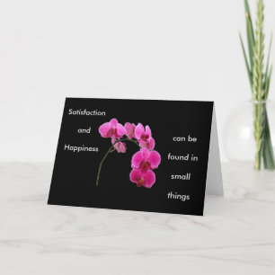 Inspirerende Orchidee Kaart